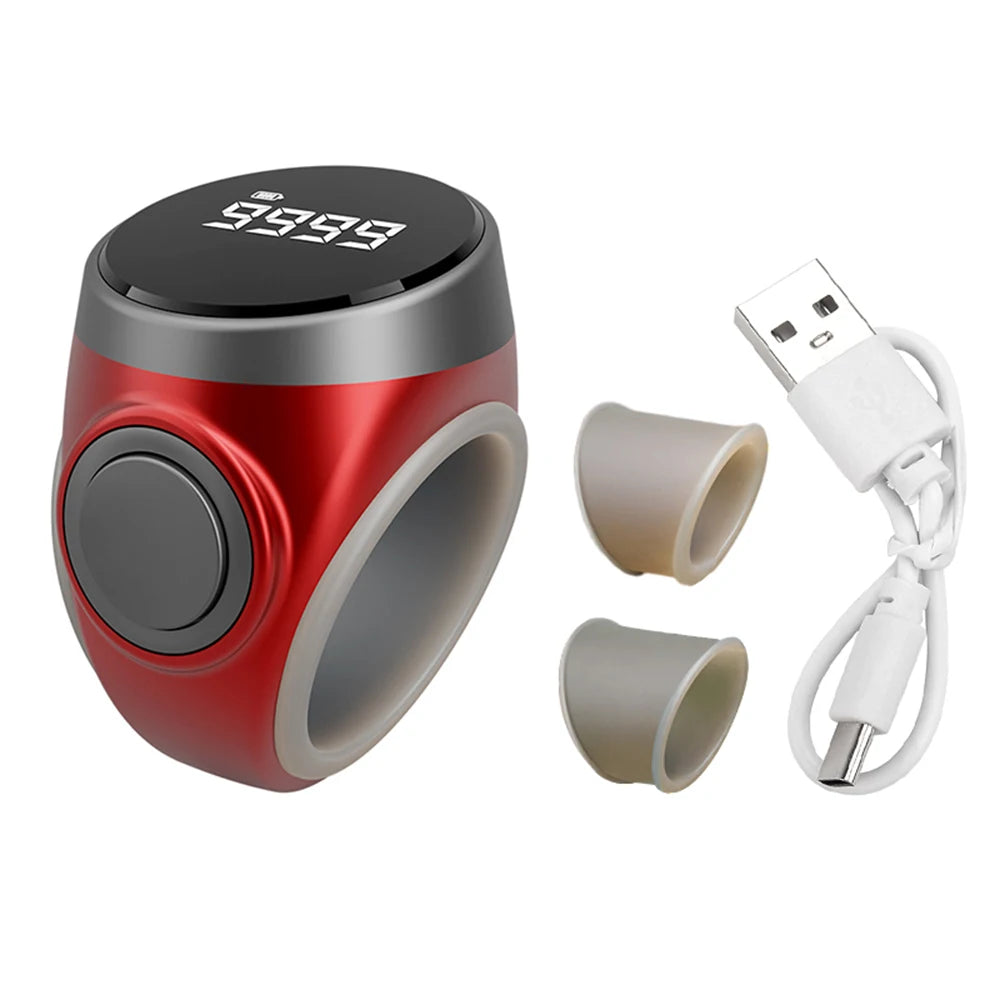 Smart Tasbih Tally Counter Digital Electronic Finger Ring Tally Counter Muslims Tasbeeh Zikr Ring Prayer Counter Type-C Charge