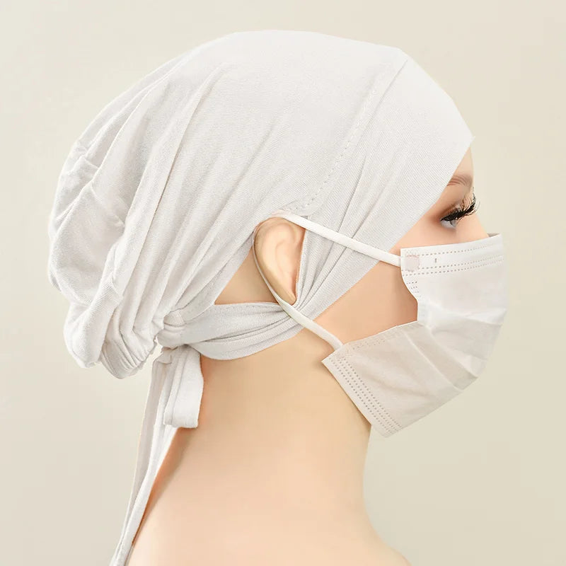 Adjustable Modal Under Cap With Ear Hole