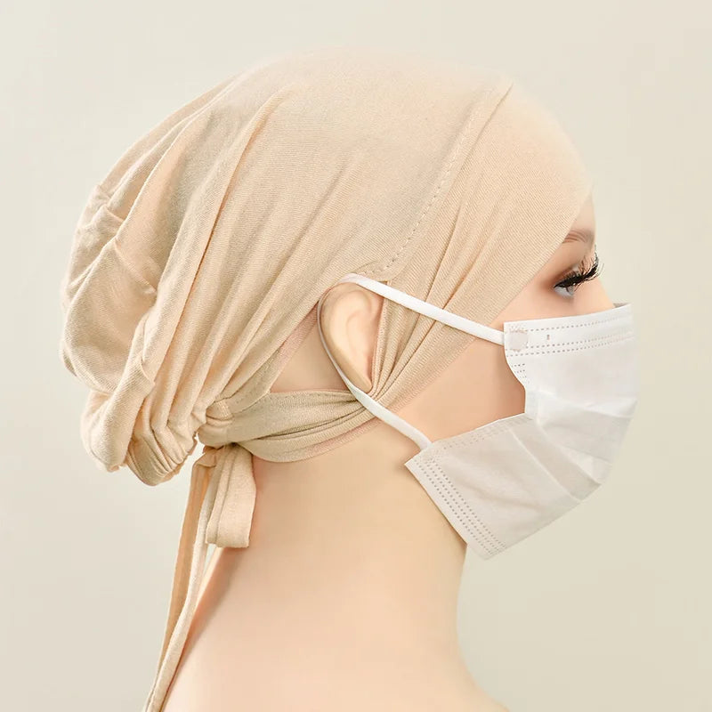 Adjustable Modal Under Cap With Ear Hole