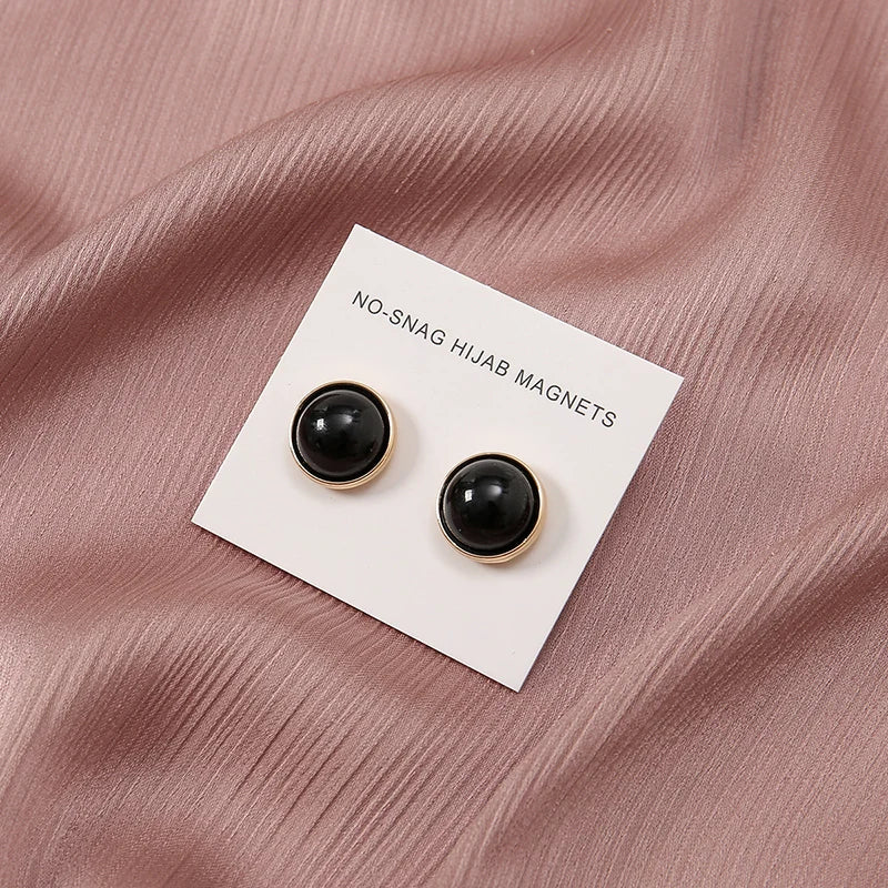 For Woman Muslim Hijab Pins Mixed Colors Magnets 1.5cm