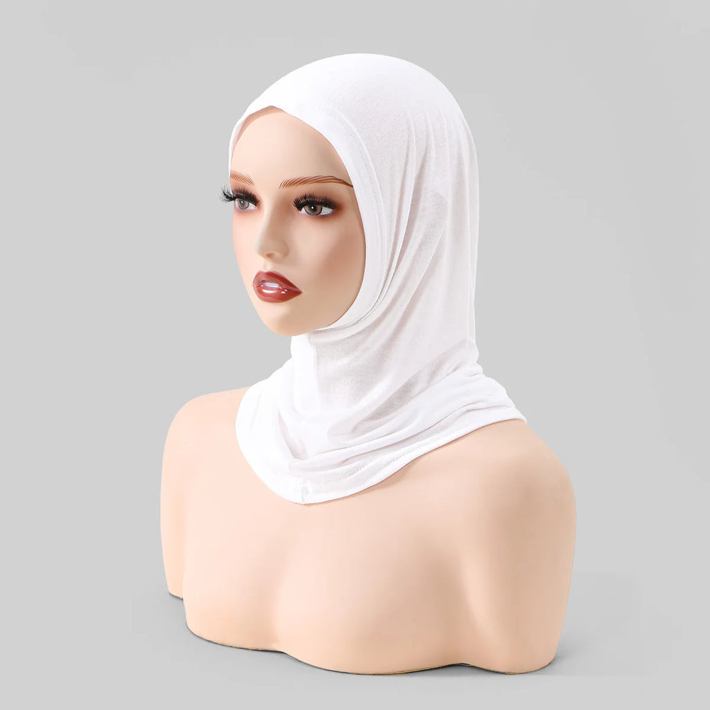 New Ramadan Muslim Women Instant Inner Hijab Cap Turban Hat Solid Undercap Stretch Bonnet Lightweight Soft Underscarf Bandana