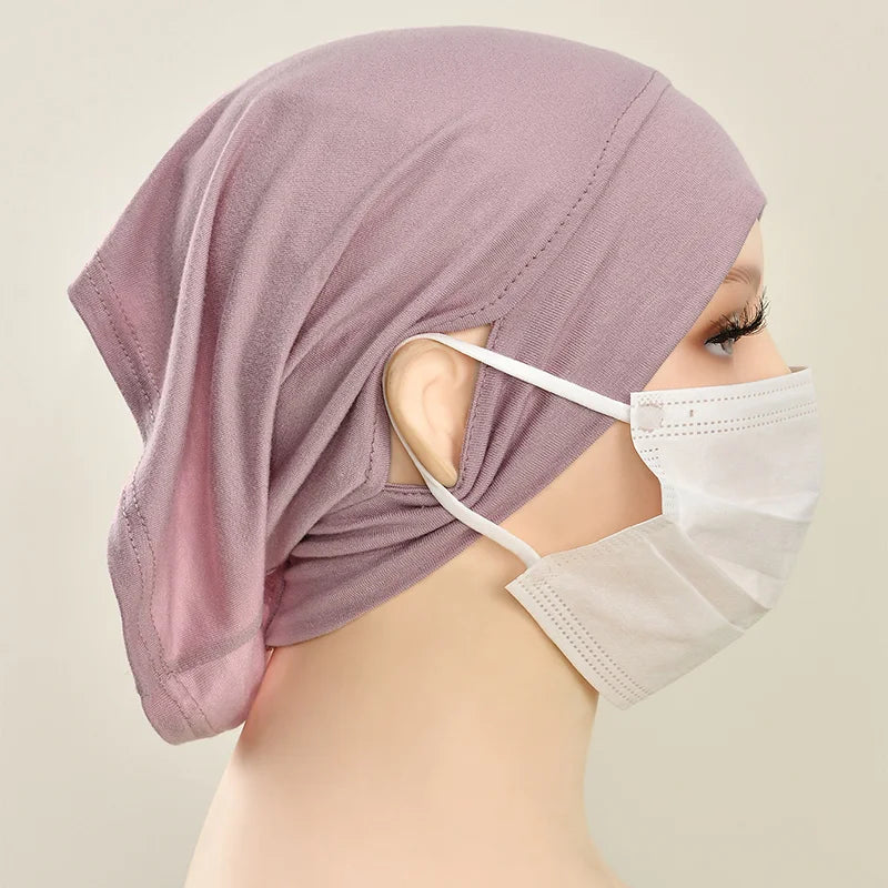 Adjustable Modal Under Cap With Ear Hole