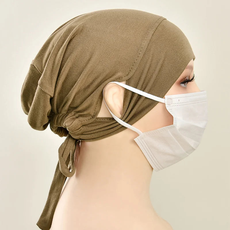 Adjustable Modal Under Cap With Ear Hole