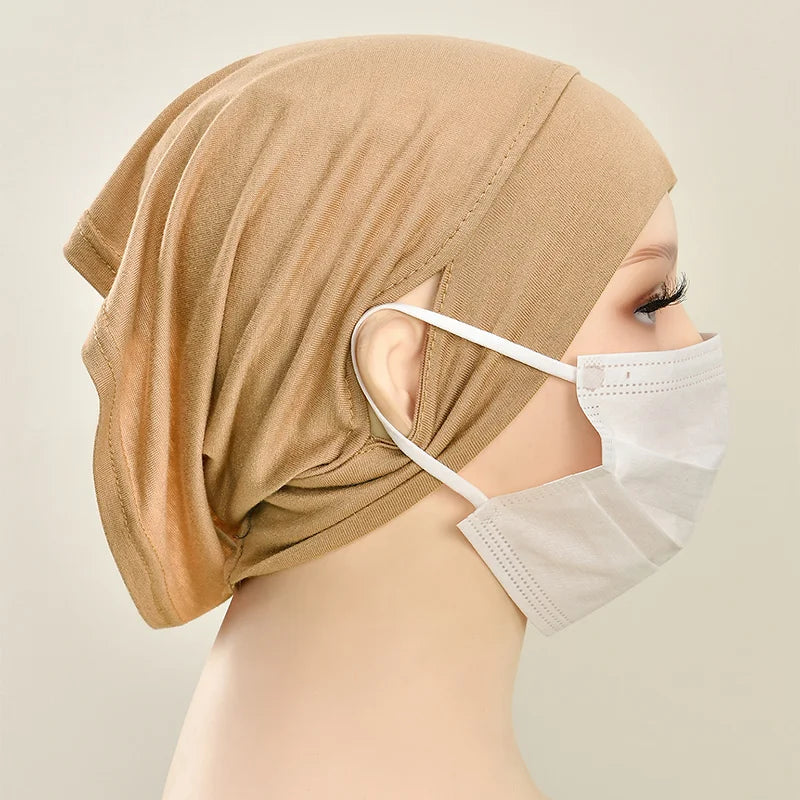 Adjustable Modal Under Cap With Ear Hole