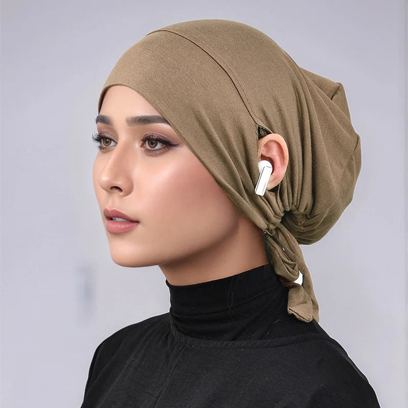 Adjustable Modal Under Cap With Ear Hole