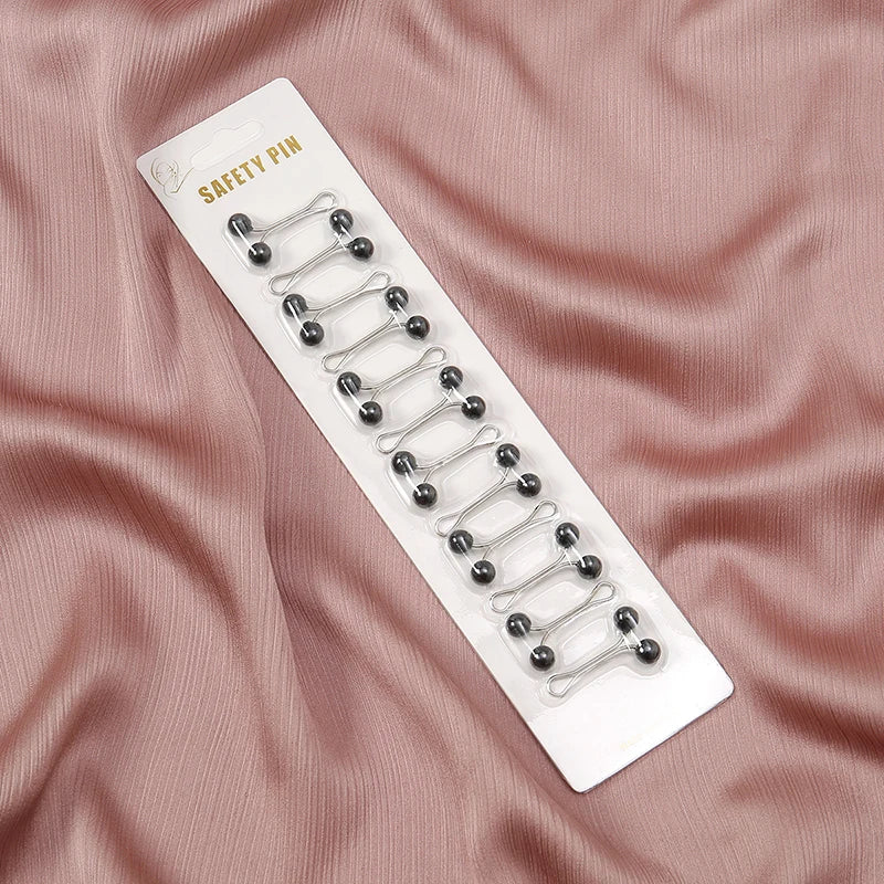 12pcs/Bag Muslim Hijab Pins Scarf