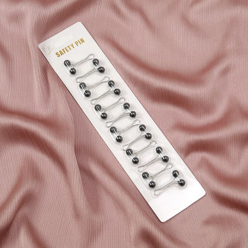 12 Stücke/Beutel Muslimische Hijab-Anstecknadeln Schal