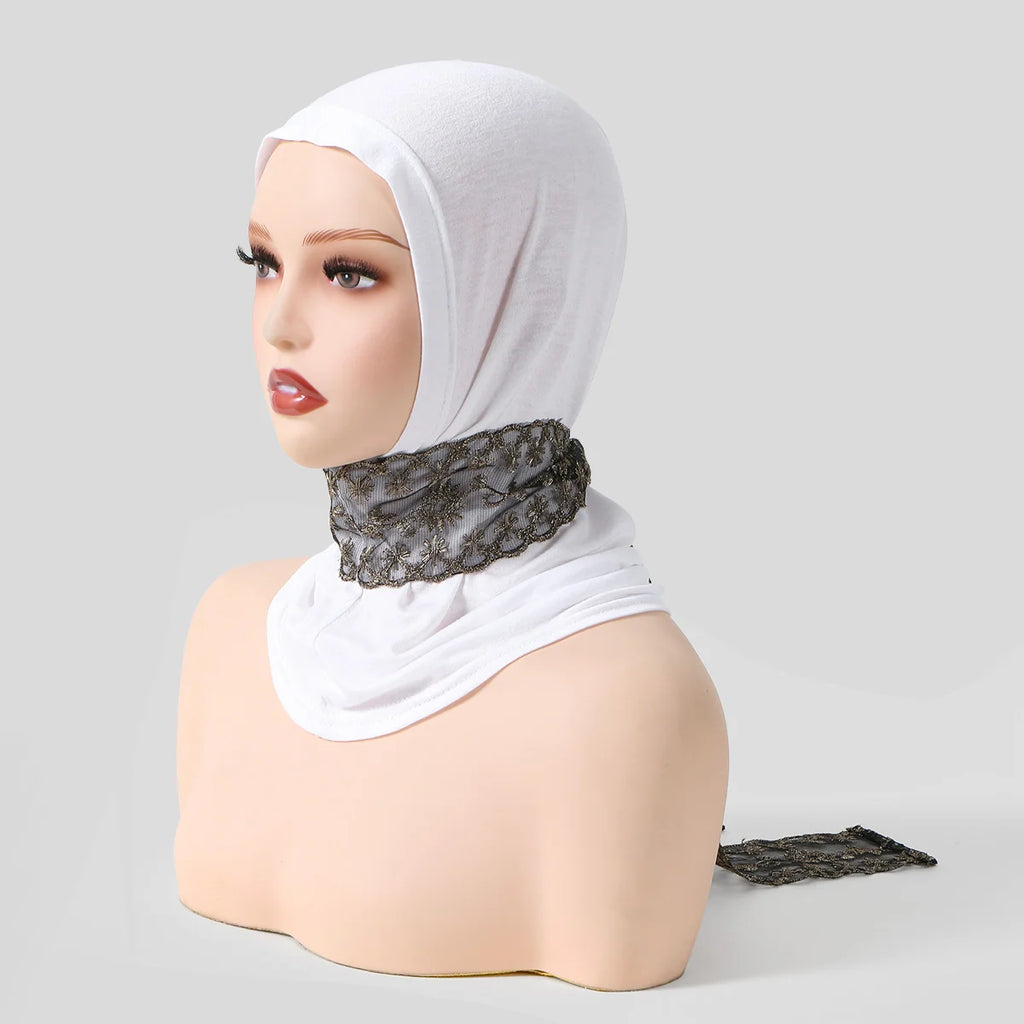 New Ramadan Muslim Women Instant Inner Hijab Cap Turban Hat Solid Undercap Stretch Bonnet Lightweight Soft Underscarf Bandana