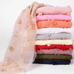 New Fashion Women Solid Chiffon Headscarf Ready To Wear Instant Hijab Scarf Muslim Shawl Islamic Hijabs Arab Wrap Head Scarves