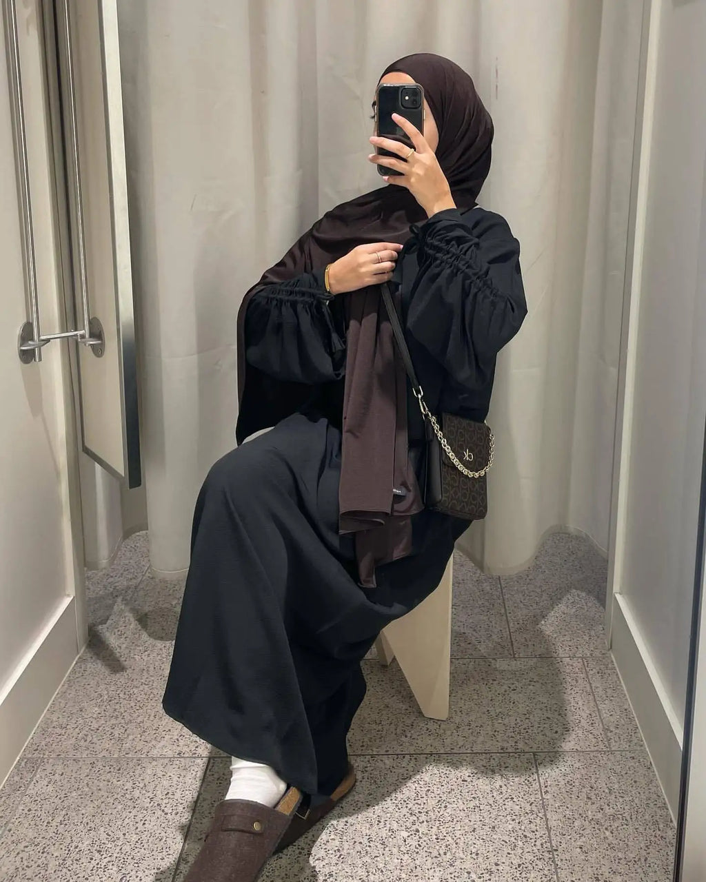 Kaftan Robe Femme Musulmane Black abaya