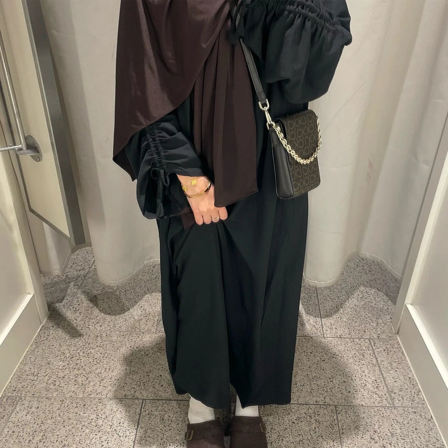 Kaftan Robe Femme Musulmane Black abaya