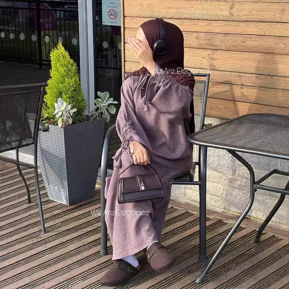 Kaftan Robe Femme Musulmane Black abaya