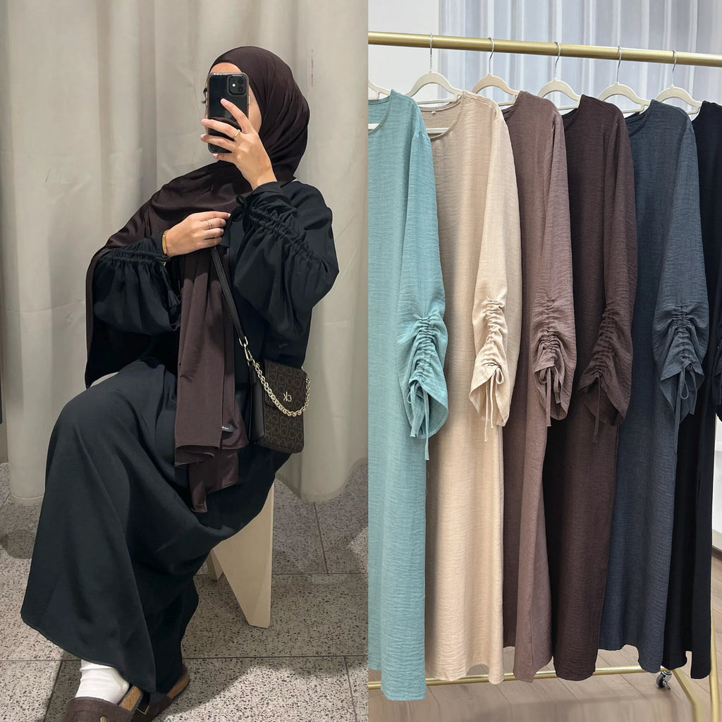 Kaftan Robe Femme Musulmane Black abaya