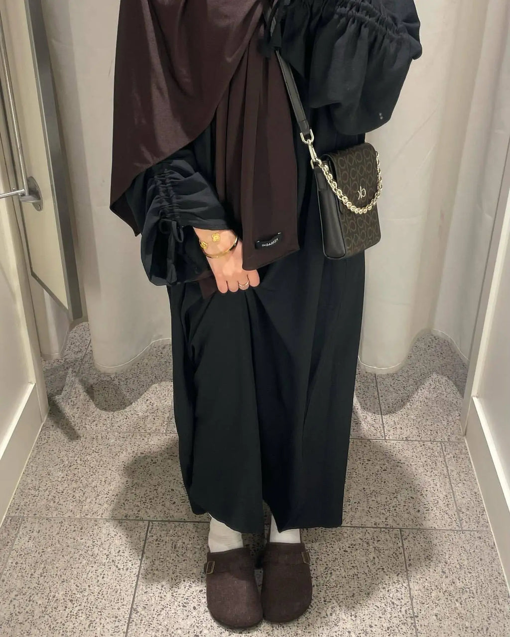 Kaftan Robe Femme Musulmane Black abaya