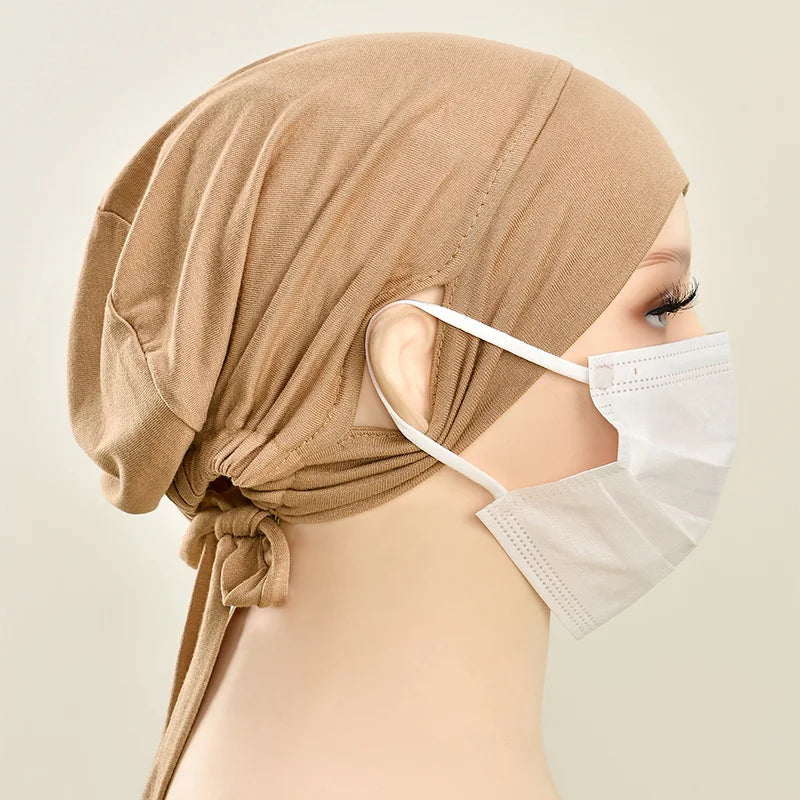 Adjustable Modal Under Cap With Ear Hole