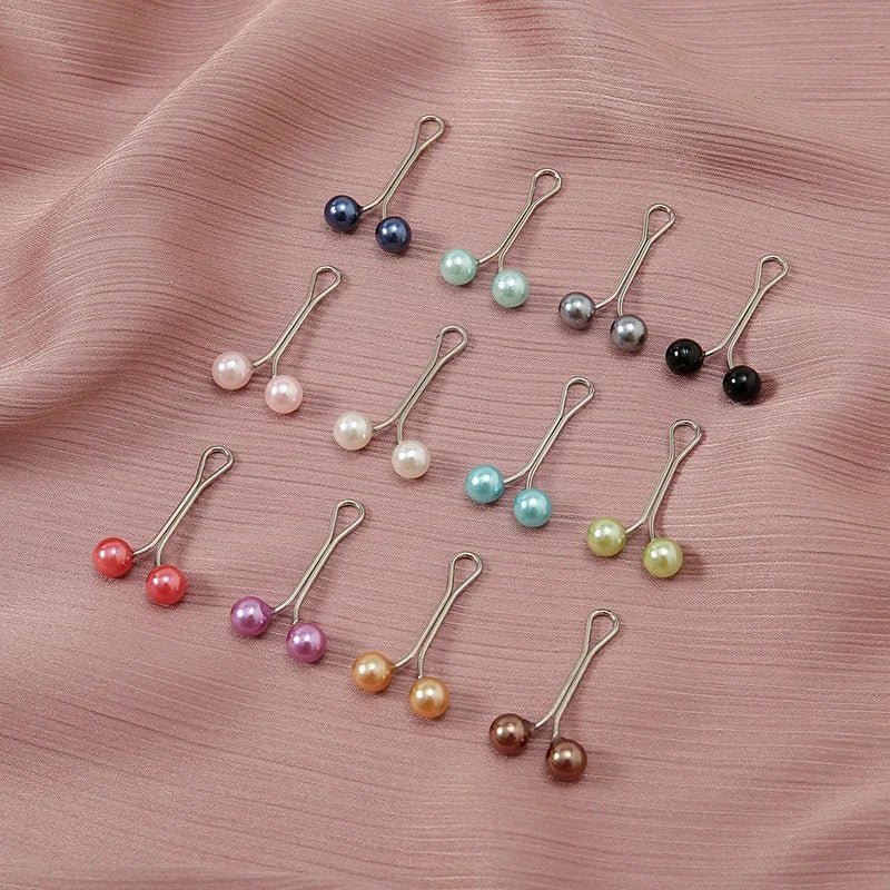 12pcs/Bag Muslim Hijab Pins Scarf
