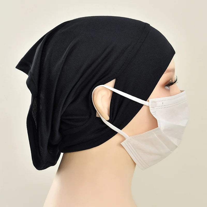 Adjustable Modal Under Cap With Ear Hole