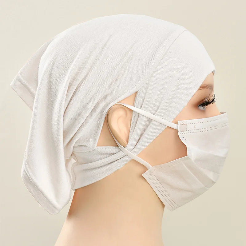 Adjustable Modal Under Cap With Ear Hole