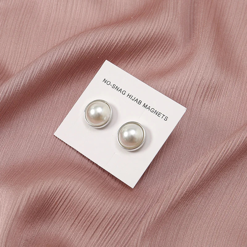 For Woman Muslim Hijab Pins Mixed Colors Magnets 1.5cm