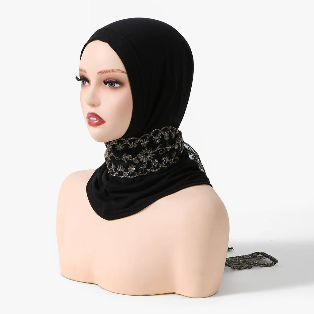 New Ramadan Muslim Women Instant Inner Hijab Cap Turban Hat Solid Undercap Stretch Bonnet Lightweight Soft Underscarf Bandana