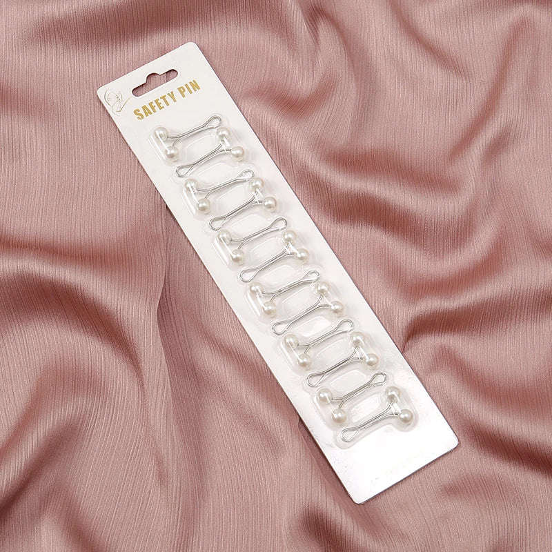 12pcs/Bag Muslim Hijab Pins Scarf