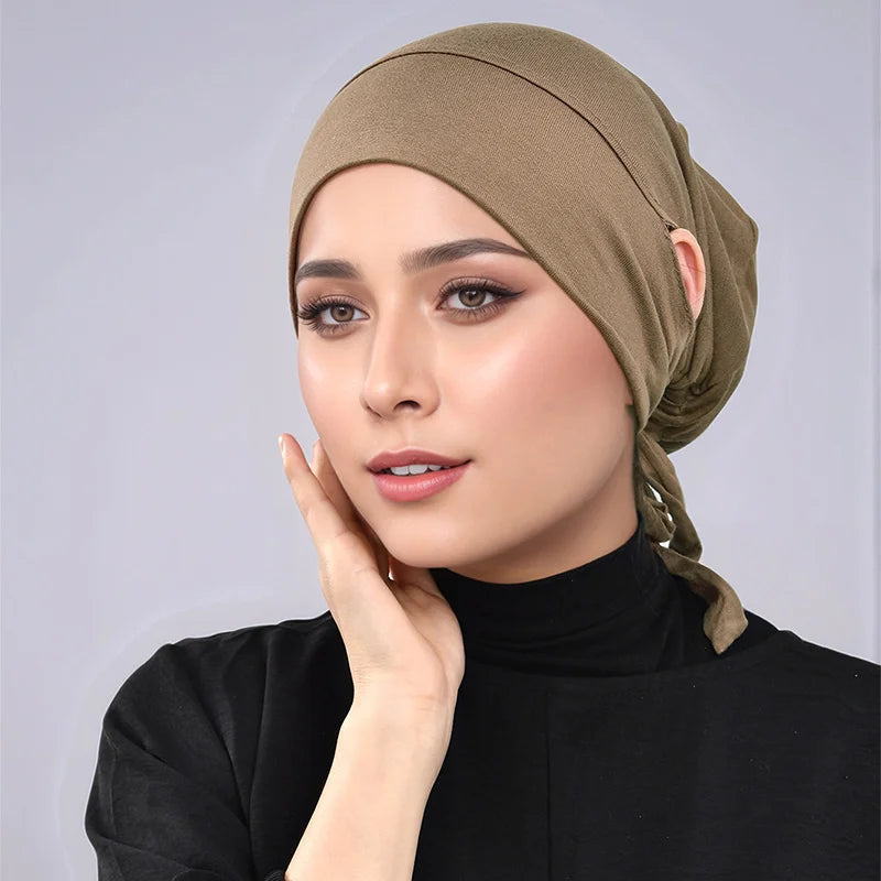 Adjustable Modal Under Cap With Ear Hole